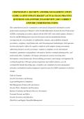 CISSP DOMAIN 1&colon; SECURITY AND RISK MANAGEMENT &vert; STUDY GUIDE &vert; LATEST UPDATE 2026&sol;2027 &vert; ACTUAL EXAM &vert; PRACTICE QUESTIONS AND ANSWERS &vert; EXAM REVIEW &vert; 100&percnt; CORRECT ANSWERS &vert; VERIFIED SOLUTIONS&NewLine;&NewLine;