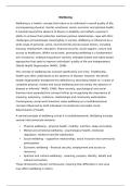 Wellbeing - Social Work