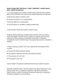 Galen College NSG 3160 Exam 1 &lpar;pdf&rpar; &vert; 2026&sol;2027 &vert; Health Assess Q&A &vert; Health Assessment