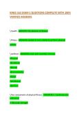 KINES 163 EXAM 1 QUESTIONS COMPLETE WITH 100&percnt; VERIFIED ANSWERS