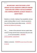BIO 669 EXAM 1 AND STUDYGUIDE LATEST &NewLine;2026&sol;2027 ACTUAL EXAM WITH COMPLETE VERIFIED &NewLine;QUESTIONS AND CORRECT DETAILED ANSWERS &NewLine;&lpar;100&percnt; VERIFIED ANSWERS&rpar; &vert;ALREADY GRADED A&plus;&vert; &NewLine;&vert;QUICK PASS&excl;&excl;&excl;