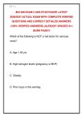BIO 669 EXAM 2 AND STUDYGUIDE LATEST &NewLine;2026&sol;2027 ACTUAL EXAM WITH COMPLETE VERIFIED &NewLine;QUESTIONS AND CORRECT DETAILED ANSWERS &NewLine;&lpar;100&percnt; VERIFIED ANSWERS&rpar; &vert;ALREADY GRADED A&plus;&vert; &NewLine;&vert;SURE PASS&excl;&excl;&excl;