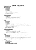 Pharm Flashcards &ndash; Pharmacology Study Material