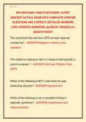 BIO 669 EXAM 3 AND STUDYGUIDE LATEST &NewLine;2026&sol;2027 ACTUAL EXAM WITH COMPLETE VERIFIED &NewLine;QUESTIONS AND CORRECT DETAILED ANSWERS &NewLine;&lpar;100&percnt; VERIFIED ANSWERS&rpar; &vert;ALREADY GRADED A&plus;&vert; &NewLine;&vert;&vert;QUICK PASS&excl;&excl;&excl;