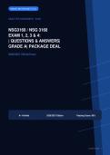 NSG 3160 Exams 1-4 Health Assessment Compilation Actual Exam 2026&sol;2027 &ndash; 100&percnt; Verified &vert; Detailed Rationales &ndash; Pass Guaranteed &ndash; A&plus; Graded