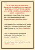 BIO 669 EXAM 1 AND STUDYGUIDE LATEST &NewLine;2026&sol;2027 ACTUAL EXAM WITH COMPLETE VERIFIED &NewLine;QUESTIONS AND CORRECT DETAILED ANSWERS &NewLine;&lpar;100&percnt; VERIFIED ANSWERS&rpar; &vert;ALREADY GRADED A&plus;&vert; &NewLine;&vert;&vert;LATEST EXAM&vert;&vert;SURE PASS&excl;&excl;&excl;