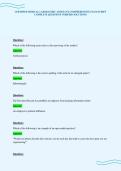 CERTIFIED MEDICAL LABORATORY ASSISTANT COMPREHENSIVE EXAM SCRIPT COMPLETE QUESTIONS VERIFIED SOLUTIONS&period;pdf&NewLine;&NewLine;