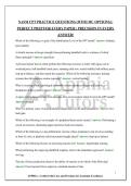 NASM CPT PRACTICE QUESTIONS &lpar;WITH MC OPTIONS&rpar; &vert;&NewLine;PERFECT PREP FOR EVERY PAPER &vert; PRECISION IN EVERY&NewLine;ANSWER&excl;