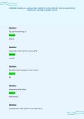 CERTIFIED MEDICAL LABORATORY ASSISTANT EXAM REVIEW SOLVED QUESTIONS COMPLETE ANSWERS GRADED A PLUS&period;pdf&NewLine;&NewLine;