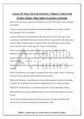 NASM CPT PRACTICE QUESTIONS &lpar;WITH MC OPTIONS&rpar; &vert;&NewLine;PERFECT PREP FOR EVERY PAPER &vert; PRECISION IN EVERY&NewLine;ANSWER&excl;