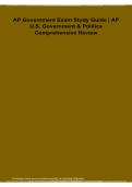 AP Government Exam Study Guide 2026&sol;2027 &vert; AP U&period;S&period; Government & Politics Comprehensive Review&comma; Practice Questions & Exam Prep