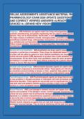 RELIAS ASSESSMENTS ASSISTANCE MATERIAL&NewLine;INFECTION CONTROL EXAM 2026 UPDATE&NewLine;QUESTIONS AND CORRECT VERIFIED ANSWERS&NewLine;ALREADY GRADED A&plus; &lpar;BRAND NEW VISION&rpar;