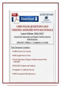 CRRN Exam Questions and Verified Answers with Rationale &vert; Latest Edition 2026&sol;2027
