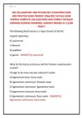 BIO 202 &lpar;ANATOMY AND PHYSIOLOGY II&rpar; MIDTERM EXAM &NewLine;AND PRACTICE EXAM &sol;NEWEST 2026&sol;2027 ACTUAL EXAM &NewLine;VERIFIED COMPLETE 250 QUESTIONS AND CORRECT DETAILED &NewLine;ANSWERS &lpar;VERIFIED ANSWERS&rpar; &vert;ALREADY GRADED A&plus;&vert;&vert;SURE &NewLine;PASS&excl;&excl;&excl;