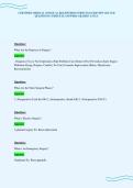 CERTIFIED MEDICAL SURGICAL REGISTERED NURSE EXAM REVIEW SOLVED QUESTIONS COMPLETE ANSWERS GRADED A PLUS&period;pdf&NewLine;&NewLine;