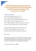 NEIEP 200 Final Exam Hoistway Structures Actual Exam 2026&sol;2027 with Detailed Rationales &vert; Complete Exam-Style Questions &vert; Pass Guaranteed &ndash; A&plus; Graded