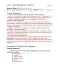 BIO201L Lab 7 Study Guide &vert; Biology Laboratory Review&comma; Practice Questions&comma; Practical Exam Prep & Course Success 2026&sol;2027