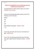 BIOD 171 Final 2026&sol;2027 Exam&vert;&vert;Verified Questions And &NewLine;Verified Answers&vert;&vert;Quick Pass&excl;&excl;&excl; 
