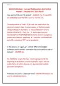 BIOD 171 Module 2 Exam Verified Questions And Verified &NewLine;Answers &vert;&vert;Best Version&vert;&vert;Sure Pass&excl;&excl;&excl; 