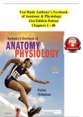 Test Bank Anthony&rsquo;s Textbook of Anatomy & Physiology 21st Edition Patton Chapters 1 - 48
