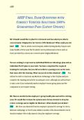 AHIP Final Exam Questions & Answers &lpar;Latest Update&rpar; - Pass Guaranteed&NewLine;&NewLine;