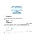 NURS 6512 Final Exam Study Guide &vert; Advanced Nursing Practice Review&comma; Practice Questions & Exam Prep 2026&sol;2027