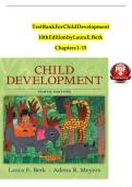 Test Bank for Child Development&comma; 10th Edition &ndash; Laura E&period; Berk