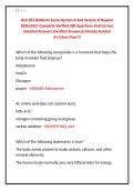 Biol 203 Midterm Exam Version A And Version B Newest &NewLine;2026&sol;2027 Complete Verified 200 Questions And Correct &NewLine;Detailed Answers &lpar;Verified Answers&rpar;&vert;Already Graded &NewLine;A&plus;&vert;&vert;Sure Pass&excl;&excl;&excl;