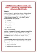NRNP 6566 Advanced Care of Adults in Acute Settings I &ndash; Midterm Exam Questions and Answers with Rationales 2026&sol;2027 Update