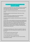 ATI PHARM BOOK PRACTICE QUESTIONS WITH ACCURATE ANSWERS