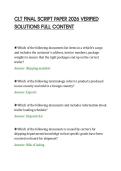 CLT FINAL SCRIPT PAPER 2026 VERIFIED SOLUTIONS FULL CONTENT&period;pdf&NewLine;&NewLine;