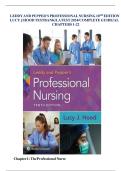 LEDDYkANDkPEPPER&rsquo;SkPROFESSIONALkNURSINGk10THkEDITION&NewLine;kLUCYkJkHOODkTESTBANK&sol;LATESTk2024&sol;COMPLETEkGUIDE&sol;AL&NewLine;CHAPTERSk1-22