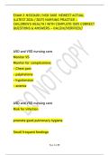 EXAM 2&colon; NSG3600 &sol; NSG 3600 NEWEST ACTUAL &NewLine;&lpar;LATEST 2026 &sol; 2027&rpar; NURSING PRACTICE &ndash;&NewLine;CHILDREN&rsquo;S HEALTH &vert; WITH COMPLETE 100&percnt; CORRECT &NewLine;QUESTIONS & ANSWERS &ndash; GALEN&sol;&sol;VERIFIED&sol;