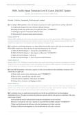 IMSA TRAFFIC SIGNAL TECHNICIAN LEVEL II EXAM 2026&sol;2027 &vert; Verified Questions & Answers &vert; Grade A Study Guide &vert; Pass Guaranteed - A&plus; Graded&NewLine;&NewLine;