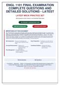 ENGL 1101 Final Exam Prep&colon; 250&plus; Questions with Detailed Rationales &vert; Graded A&plus;
