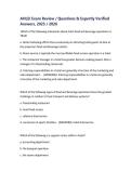 AHLEI Exam Review 2025&ndash;2026 &vert; Practice Questions & Detailed Answer Guide &vert; Latest Study Guide