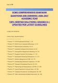 ECMO Exam Bank 2026-2027 &vert; 300&plus; Questions with Verified Answers & Rationales &vert; ELSO Certification E-AEC &sol; E-NPEC Prep &vert; Extracorporeal Life Support