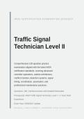 IMSA TRAFFIC SIGNAL TECHNICIAN LEVEL I & II BUNDLE 2026&sol;2027 &vert; Complete Solutions with Verified Q&A &vert; Grade A Study Guide &vert; Pass Guaranteed - A&plus; Graded