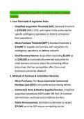 CON 237 Simplified Acquisition Procedures Exam Complete &NewLine;Solution