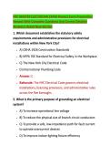 NYC MASTER ELECTRICIAN EXAM Newest Exam Preparation &NewLine;Newest With Complete Questions And Correct Detailed &NewLine;Answers&vert; Brand New Version 