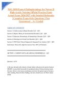 NSG 3850 Exam 4 Pathophysiology for Nurses II High-Acuity Nursing Official Practice Exam Actual Exam 2026&sol;2027 with Detailed Rationales &vert; Complete Exam-Style Questions &vert; Pass Guaranteed &ndash; A&plus; Graded&NewLine;&NewLine;