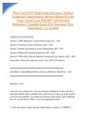West Coast EMT Final Exam Emergency Medical Technician Comprehensive Review Official Practice Exam Actual Exam 2026&sol;2027 with Detailed Rationales &vert; Complete Exam-Style Questions &vert; Pass Guaranteed &ndash; A&plus; Graded&NewLine;&NewLine;