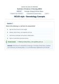 NUR257 &sol; NUR 257 Exam 4 &lpar;Latest 2026 &sol; 2027 Update&rpar;&colon; Concepts of Aging & Chronic Illness &vert; 100&percnt; Correct &vert; Grade A - Galen