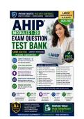 AHIP Modules 1&ndash;20 Exam Question Test Bank Latest Complete Update&rpar; &vert; 1&comma;650 Verified Practice Questions with Detailed Rationales