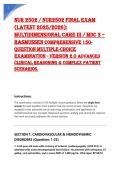 NUR 2502 &sol; NUR2502 Final Exam &NewLine;&lpar;Latest 2025&sol;2026&rpar;&colon; &NewLine;Multidimensional Care III &sol; MDC 3 &ndash; &NewLine;Rasmussen Comprehensive 150&NewLine;Question Multiple-Choice &NewLine;Examination - VERSION 2&period;0 Advanced &NewLine;Clinical Reasoning & Complex Patient &NewLine;Scenarios&period; 