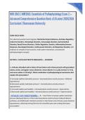 NUR 2063 &sol; NUR2063&colon; Essentials of Pathophysiology Exam 2 &mdash; &NewLine;Advanced Comprehensive Question Bank v2&period;0 Latest 2025&sol;2026 &NewLine;Curriculum &vert; Rasmussen Univ