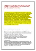 NURS-6512N EXAM 300 ACTUAL QUESTIONS AND &NewLine;CORRECT ANSWERS WITH RATIONALE LATEST &NewLine;UPDATE ALREADY GRADED A&plus;