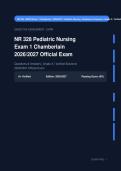 NR 328 Exam 1 Pediatric Nursing Actual Exam 2026&sol;2027 &ndash; 100&percnt; Verified &vert; Detailed Rationales &ndash; Pass Guaranteed &ndash; A&plus; Graded &NewLine;