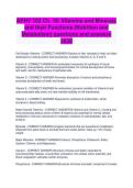 APHY 102 Chapter 18 &lpar;2026&rpar; &ndash; Vitamins and Minerals Functions Questions and Answers