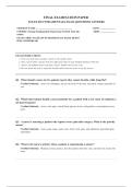 NURSING RN FUNDAMENTALS EXAM 2026 95&plus; COMPLETE EXAM QUESTIONS AND ANSWERS 100&percnt; VERIFIED A&plus; GRADE ASSURED&excl;&excl;&excl;&excl;&excl; NEW LATEST UPDATE&excl;&excl;&excl;&excl;&excl;